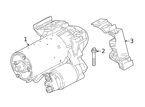 Starter for 2020 BMW X3 #0