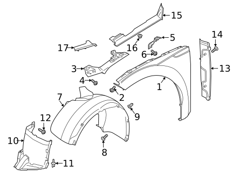 Fender & Components for 2022 Volkswagen Arteon | OEM Parts