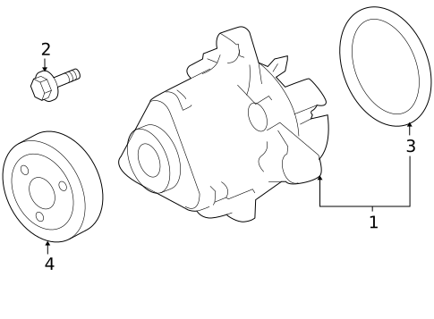 Water Pump for 2010 Ford Focus #0
