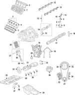 5038806AA - Engine: Valve Springs for Dodge: Challenger, Charger, Durango | Jeep: Grand Cherokee | Ram: 1500 Image