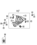 68091613AA - Differential and Drive Line: Rear Differential Mount Snubber for Mopar Image
