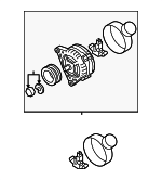 6B903016AB - Electrical: Alternator for Volkswagen: Beetle, CC, Eos, GTI, Jetta, Passat, Tiguan, Tiguan Limited Image