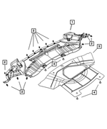 5028807AF - : Mopar OEM Belly Pan-Front for Dodge: Challenger Image