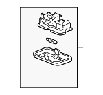 34260SZ3003 - Body: Trunk Lamp Assembly for Acura: MDX, RL Image