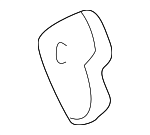 4346110 - Body: Cylinder &amp; Keys Clip for Saab: 9-3, 9-5 Image