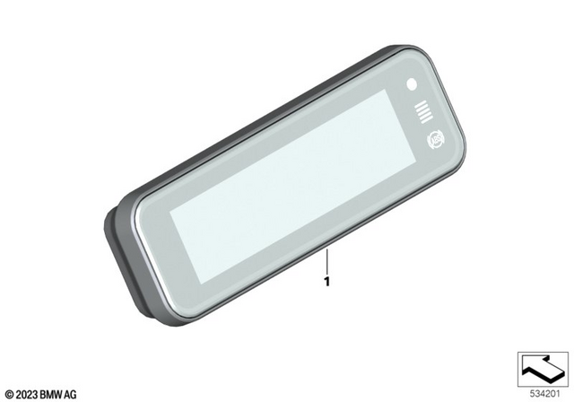 62115B570A9 - : Instrument Cluster - Tft-Display for BMW-Motorrad Image