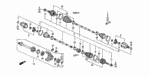 44338SM1300 - Chassis: CIRCLIP (26MM) for Honda Image