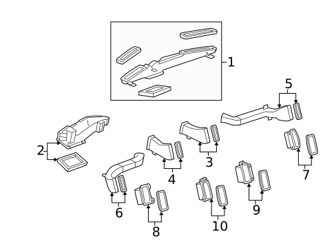 Ducts for 2005 Chevrolet SSR #0
