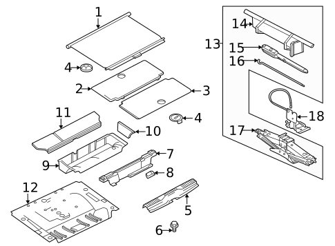 Interior Trim - Rear Body for 2006 Mercury Mountaineer #0