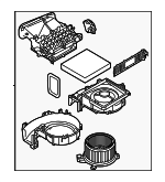 7802A361 - HVAC: Blower Assembly for Mitsubishi Image
