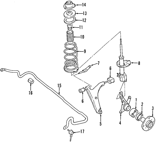 96053681 - Suspension: Wheel Bearing for GM Image