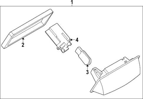 License Lamps for 2025 Nissan Kicks #0