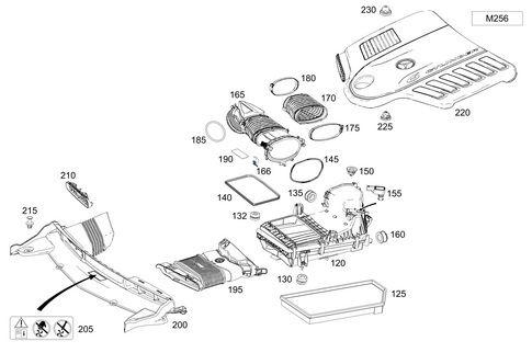 Air Intake, Gasoline Vehicles for 2023 Mercedes-Benz E53 AMG #0