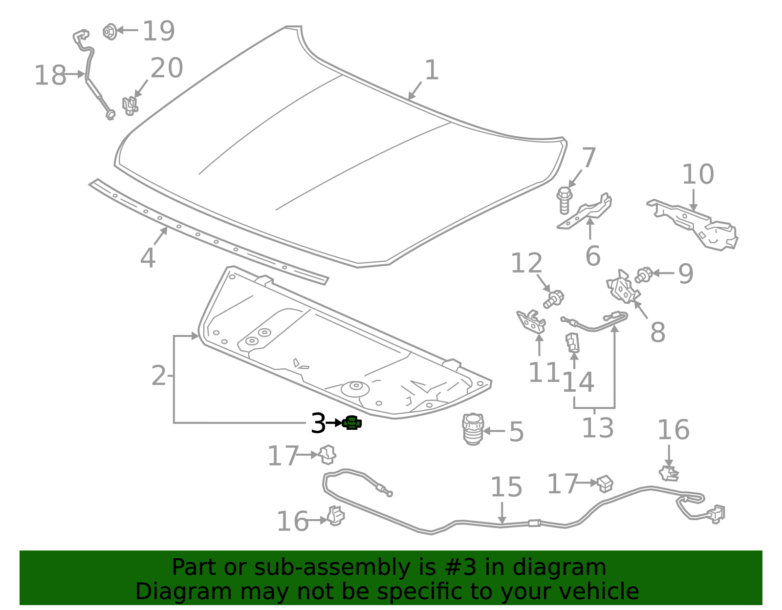 20pcs Fit HONDA Hood Insulation Retainer 91501SWA003 - Autobahn88 - View #13