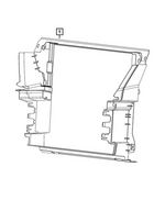 68571957AA - High Voltage Powertrain Systems: Radiator Shield for Mopar Image