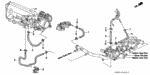 19510P0A000 - Engine: HOSE B, ELECTRONIC AIR CONTROLVALVE for Honda Image