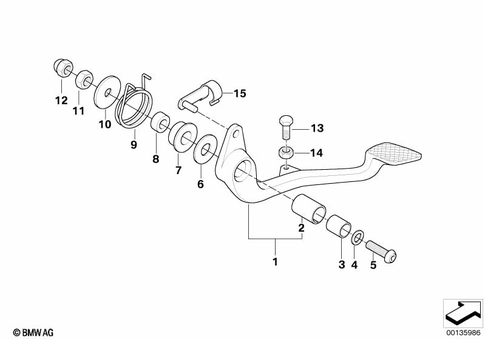 Brake Pedal, Connection Linkage for 2004 BMW-Motorrad R 1200 C #0