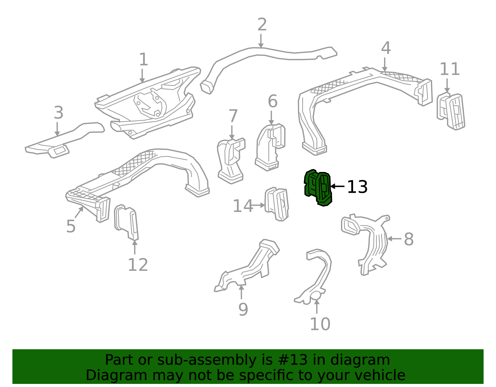 Dashboard Air Vent - Direct Airflow, OEM Style | AutoNation Parts