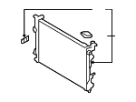 253102S650 - : Radiator Assembly for Hyundai: Tucson Image