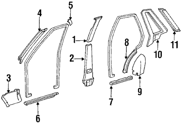 624202202004 - Body: Trim Assembly for Toyota Image