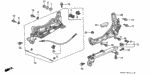 90128SR4003 - Interior/Bumper: BOLT-WASHER (8X19) for Honda Image