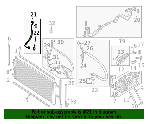 2013-2020 Ford Fusion Liquid Hose HG9Z-19835-B | Ford Parts Center