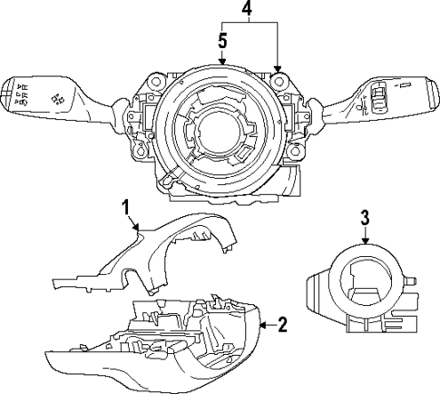 Shroud, Switches & Levers for 2024 BMW XM #0