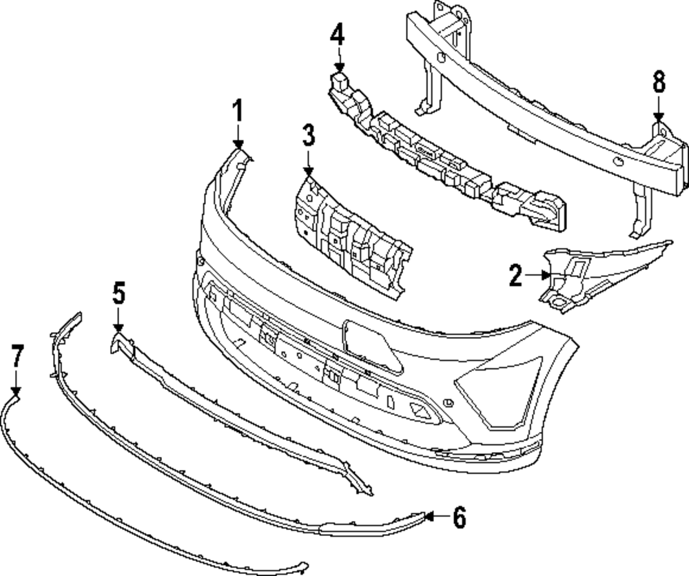 Genuine Molding for 2024-2025 Hyundai Kona Electric | Part# 86569