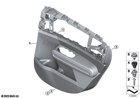 Door Trim Panels / Lateral Trim Panels for 2024 Mini Countryman SE ALL4 #3