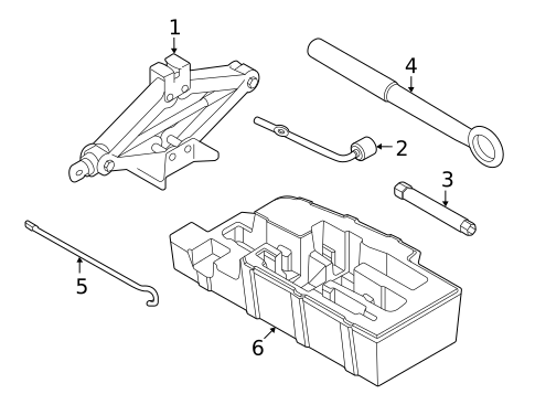 Jack & Components for 2022 Hyundai Santa Fe #0