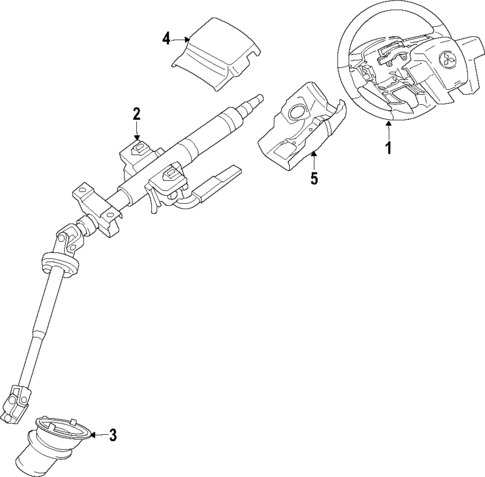 Steering Column for 2010 Mitsubishi Eclipse #0