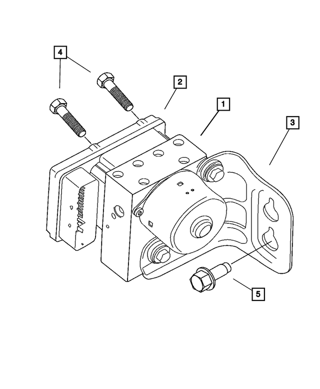 « 5175520AC – Service Brakes : Abs Unite De Commande pour Mopar Image »