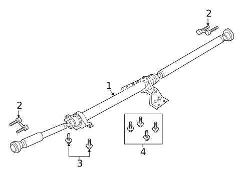 Drive Shaft for 2018 Lincoln MKZ #0