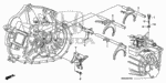 24201PNS010 - Transmission - Manual: FORK, GEARSHIFT (5-6) for Honda Image