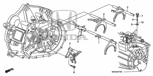 MT Shift Fork - Shift Holder (2.0L) for 2010 Honda Civic #0
