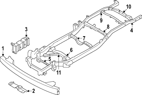Crossmembers & Components for 2024 Nissan Frontier #0