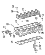 R5136759AA - : Cylinder Head for Mopar Image