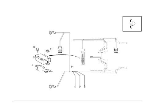Light Range Adjuster Electric for 1992 Mercedes-Benz 500SL #1