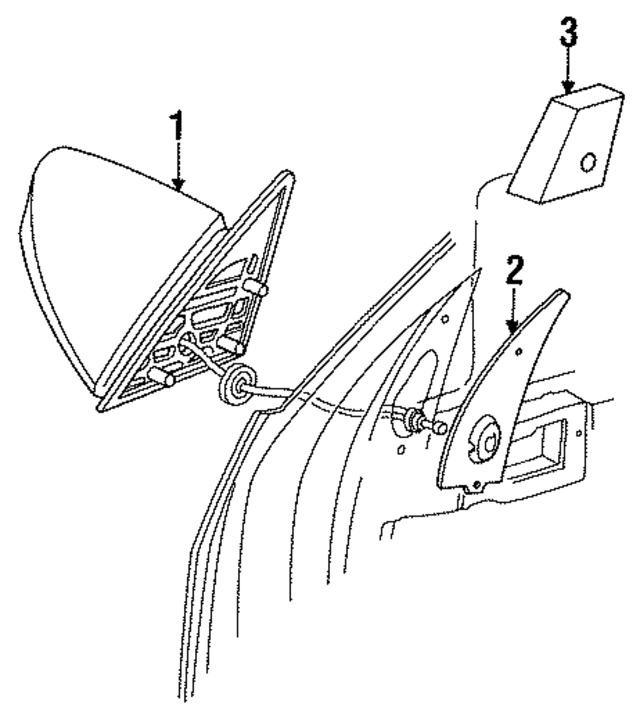 4615300 - Body: Mirror for Mopar Image