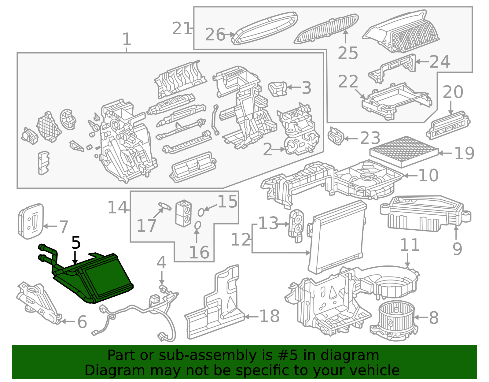 2024-2026 GM Heater Core 42812124 | OEM Parts Online