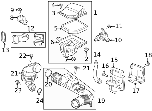Air Intake for 2020 Volvo S60 #1
