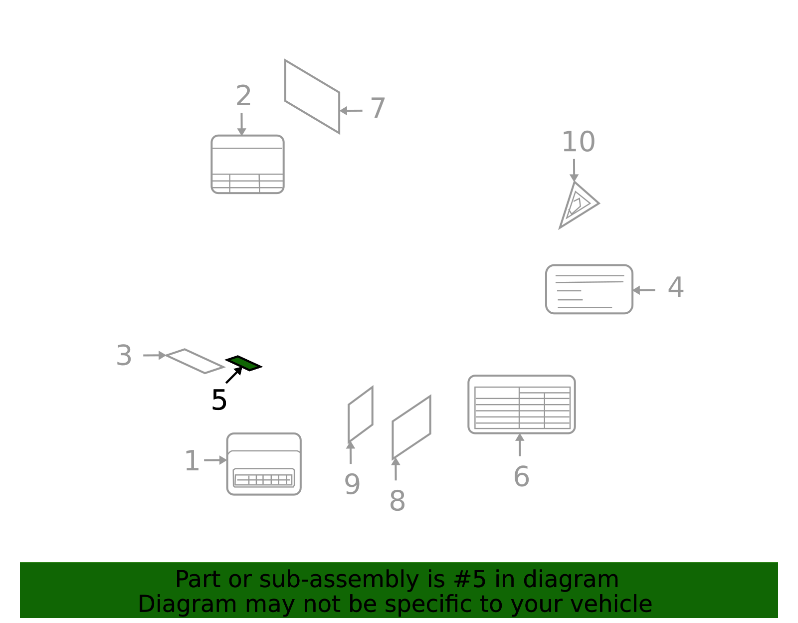 2006-2014 Hyundai Fan Label 25388-2E000 | QuirkParts