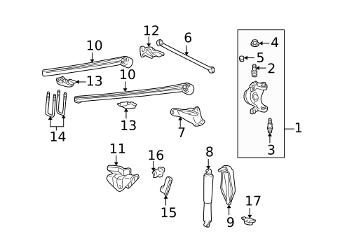 Suspension Components for 2004 Ford Excursion #0