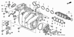 16725PNA003 - Engine: CLAMP A, FUEL HOSE for Honda Image