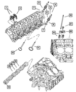 5004026AA - Engine 8.3L Ten Cylinder [EWC]: Valve Rocker Arm for Mopar Image