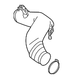 31338460 - Engine: Air Duct for Volvo: S60, S80, V60, XC60, XC70 Image