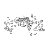 6511598AA - Power Transfer Unit: Hex Flange Head Bolt for Fiat: 500X | Jeep: Compass, Renegade Image