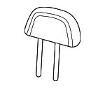 4C5Z78611A08CAA - Body: Headrest for Lincoln: Aviator Image