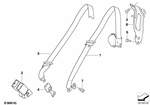 72117161657 - : Belt Deflection Left for BMW Image