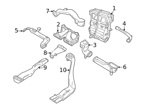Ducts for 2001 Jaguar S-Type #0